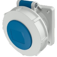 Panel Mounted Socket - 3P Straight Socket 16A 230 V, IP67, p-n 218A