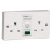 RCD 13A Socket, 2 gang