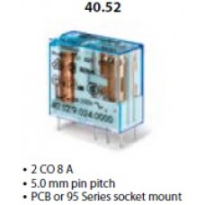 Relay, Miniature, 40 Series,40.52 PCB-Plug in 