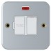  13A Spur Units, Metal Clad, Unswitched- or Switchfused, wall fitting SM2130 /2 /3 /5